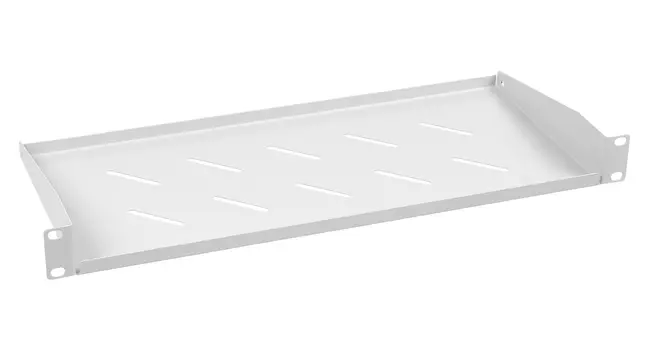 Полка консольная Cabeus глубина 20 см до 15 кг 1U серый, SH-J017-1U-200 (SH-J017-1U-200)