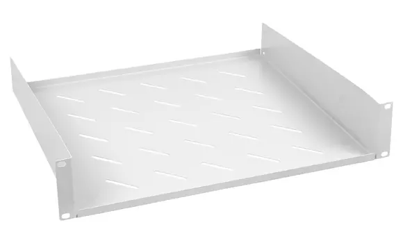 Полка консольная Cabeus глубина 40 см до 20 кг 2U серый, SH-J017-2U-400 (SH-J017-2U-400)