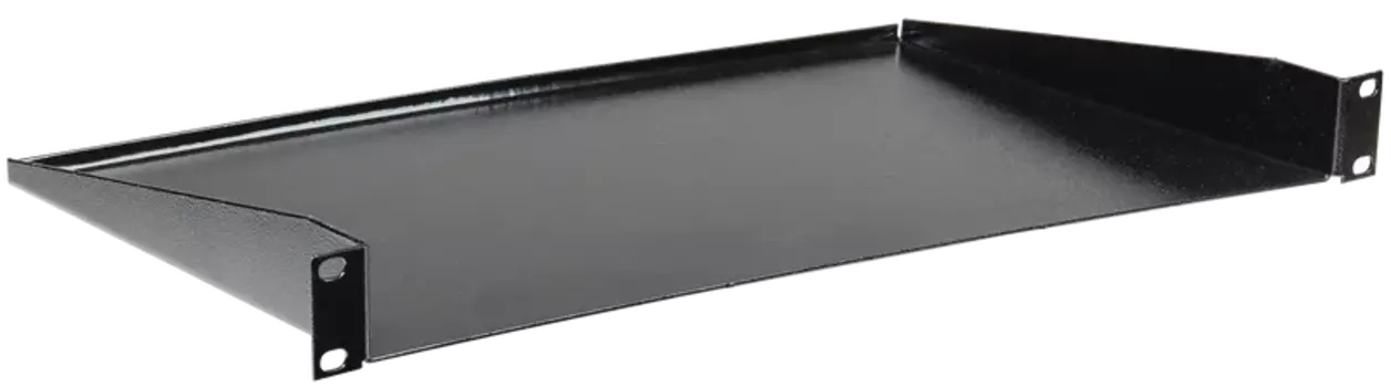Полка консольная ITK глубина 28 см до 20 кг 1U черный для шкафов и стоек ITK (RS05-280M-R)