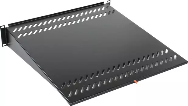 Полка консольная NT глубина 500мм до 25кг 2U черная, SC500 B для шкафов/стоек (290603)