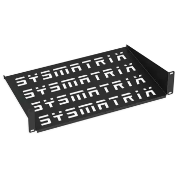 Полка консольная SYSMATRIX глубина 20 см до 15 кг 1U черный, SH 2003.900 (SH 2003.900)