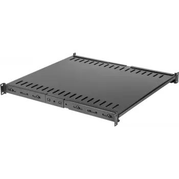 Полка LANMASTER до 45 кг черный (TWT-RACK2-S4-ADJ/45)