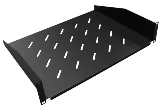 Полка LANMASTER глубина 30 см до 60 кг черный (TWT-CB-SF300-2U/60)