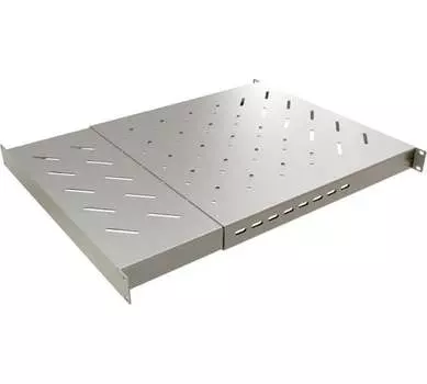 Полка стационарная Cabeus глубина 600 мм до 100 кг 1U серый, SH-J018-SS-600-100KG (SH-J018-SS-600-100KG)