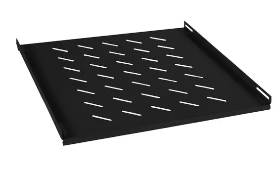 Полка стационарная Cabeus глубина 60 см до 45 кг 1U черный, SH-J018-FC-800m-BK для напольных шкафов глубиной 800 мм (SH-J018-FC-800m-BK)