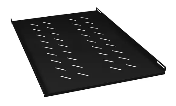 Полка стационарная Cabeus глубина 70 см до 100 кг 1U черный, SH-J018-FC-1000-100KG-BK для напольных шкафов глубиной 1000 мм (SH-J018-FC-1000-100KG-BK)