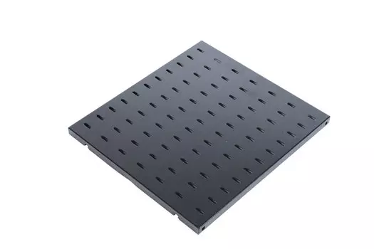 Полка стационарная ЦМО глубина 45 см до 45 кг 1U черная, СВ-45-9005 для шкафов/стоек (30412121812)