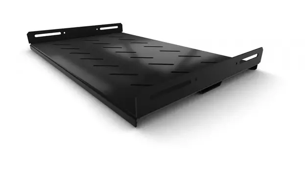 Полка стационарная Hyperline глубина 300мм до 100кг черная, TSH3H-300-RAL9005 для TTB / TTR / TWB / TWB-FC (TSH3H-300-RAL9005)