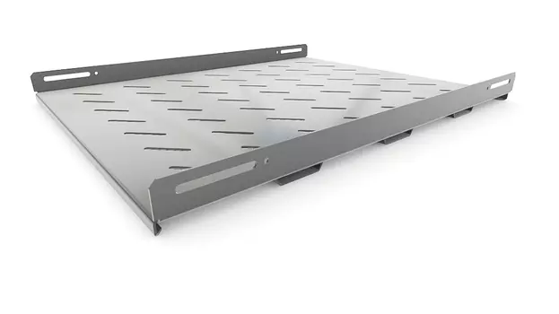 Полка стационарная Hyperline глубина 65 см до 50 кг серая, TSH3M-650-RAL7035 для TTB / TTR (TSH3M-650-RAL7035)