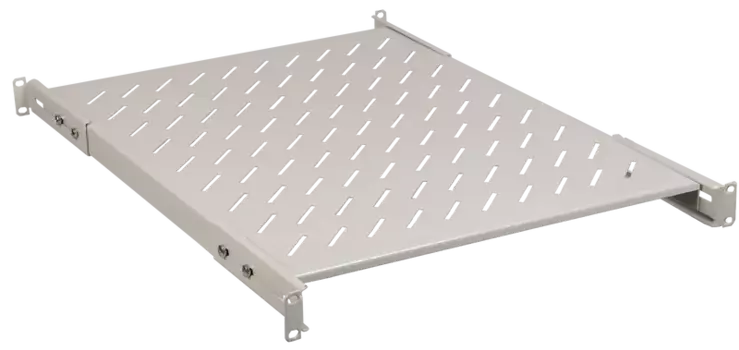 Полка стационарная ITK глубина 60 см до 100 кг серая для шкафов и стоек ITK (FS35-600PI-R)