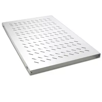 Полка стационарная LANDE LN-RAF-SBT-D100-LG для напольных и настенных шкафов LANDE глубиной 1000 мм, 1U, нагрузка 50 кг, 4 точки крепления, серый (LN-RAF-SBT-D100-LG)