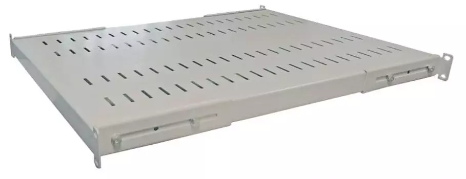 Полка стационарная Netko глубина 800 мм до 200 кг 1U серый (56097)