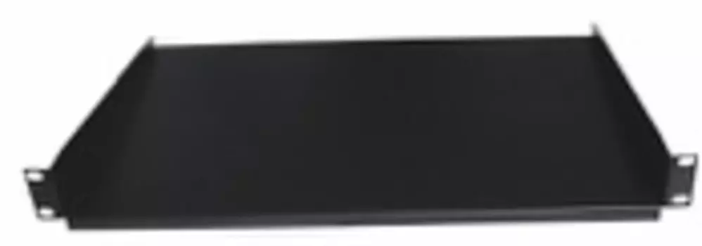 Полка стационарная Wize глубина 315мм до 25кг 1U черная, WSB1U для рэковых шкафов 19" (WSB1U)