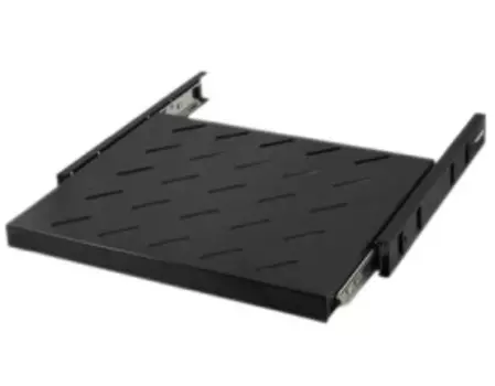 Полка выдвижная Wize глубина 600мм до 25кг черная, WSSH1U для рэковых шкафов 19" (WSSH1U)