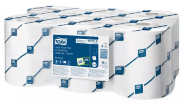 Полотенца бумажные TORK Advanced H12, рулонов: 6шт., слоев: 2, длина 143м, 6шт., белый (471113 / 403171)