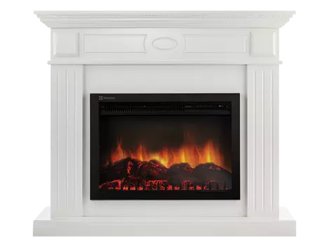 Портал для электрокамина Firelight Bianco 25, пристенный, белый (НС-1100799)