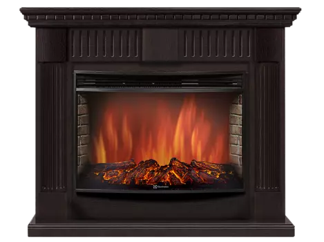 Портал для электрокамина Firelight Colonna 30, пристенный, венге (НС-1295753)