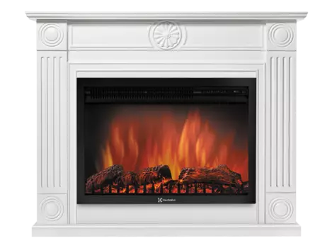 Портал для электрокамина Firelight Frame 30, пристенный, белый (НС-1203695)