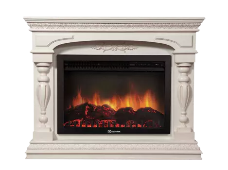 Портал для электрокамина Firelight Perfetto R 30, пристенный, белёный дуб (НС-1120480)