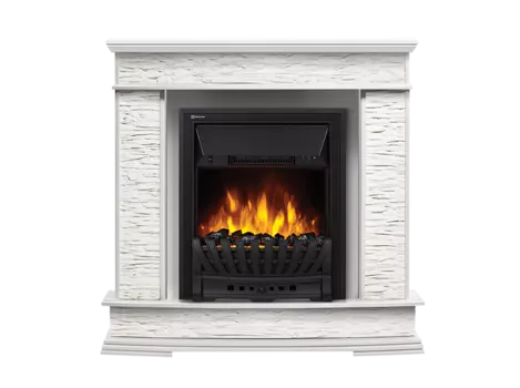 Портал для электрокамина Firelight Scala Classic, пристенный, белый/беленый дуб (НС-1284540)