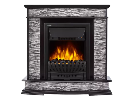 Портал для электрокамина Firelight Scala Classic, пристенный, серый/венге (НС-1203812)