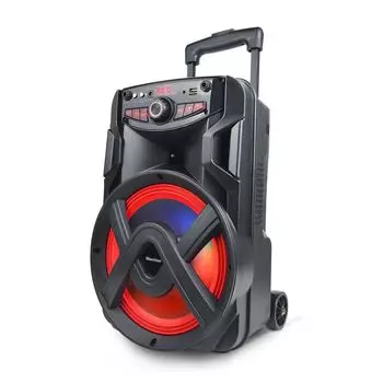 Портативная акустика Blackton PBS2111, 20 Вт, FM, AUX, USB, microSD, Bluetooth, подсветка, черный