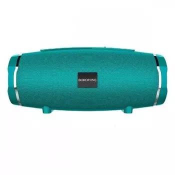 Портативная акустика Borofone BR3 Rich sound, 10 Вт, FM, AUX, USB, microSD, Bluetooth, бирюзовый