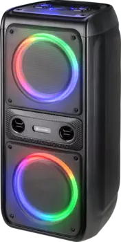 Портативная акустика Defender Boomer 70, 60 Вт, FM, AUX, USB, microSD, Bluetooth, подсветка, черный (65670)