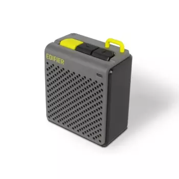 Портативная акустика Edifier MP85, 2.2 Вт, Bluetooth, серый/желтый (MP85 Grey)