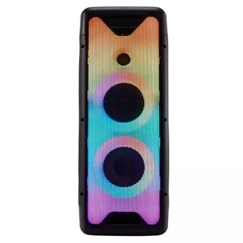 Портативная акустика Gemini GLS-550, 85 Вт, FM, AUX, USB, Bluetooth, подсветка, черный (GLS-550)