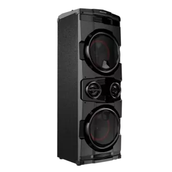 Портативная акустика Hisense Party Rockstar 1600, 800 Вт, AUX, USB, Bluetooth, подсветка, черный (Party Rockstar 1600)