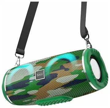 Портативная акустика Hoco HC12, 10 Вт, FM, AUX, USB, microSD, Bluetooth, подсветка, камуфляж