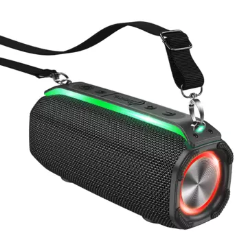 Портативная акустика Hoco HC23, 10 Вт, FM, microSD, Bluetooth, подсветка, черный