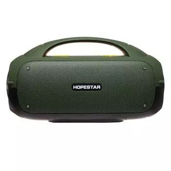 Портативная акустика Hopestar A50 Party, 80 Вт, AUX, USB, microSD, Bluetooth, подсветка, зеленый