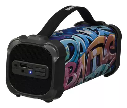 Портативная акустика Hyundai H-PAC460, 9 Вт, FM, USB, Bluetooth, черный (H-PAC460)