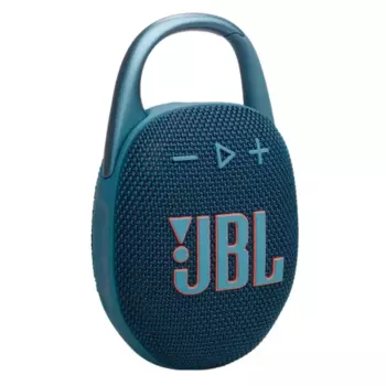 Портативная акустика JBL CLIP 5, 5 Вт, Bluetooth, синий (JBLCLIP5BLU)