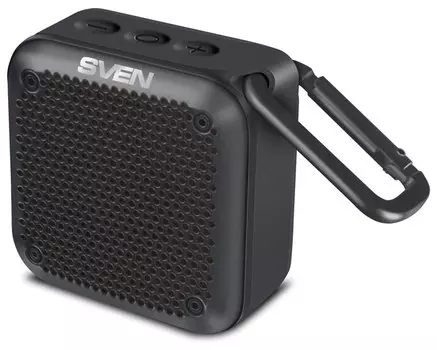 Портативная акустика моно SVEN PS-88, 7W, microSD, Bluetooth, черный (SV-018474)