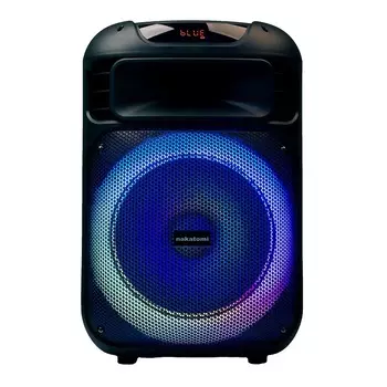 Портативная акустика NAKATOMI GS-33, 75 Вт, FM, AUX, USB, microSD, Bluetooth, подсветка, черный (GS-33)