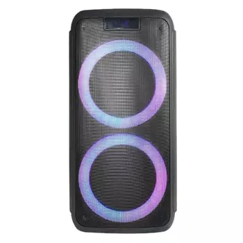 Портативная акустика Ritmix SP-935B , 120 Вт, FM, AUX, USB, microSD, Bluetooth, подсветка, черный (SP-935B )