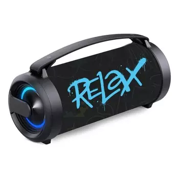 Портативная акустика SmartBuy Relax, 20 Вт, FM, AUX, USB, Bluetooth, подсветка, принт (SBS-5390)