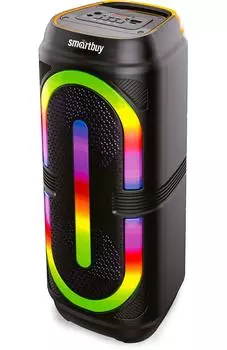 Портативная акустика SmartBuy SIRIN, 16 Вт, FM, AUX, USB, microSD, Bluetooth, подсветка, черный (SBS-5480)