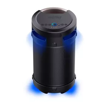 Портативная акустика SmartBuy Z1, 74 Вт, FM, AUX, USB, Bluetooth, подсветка, черный (SBS-970)