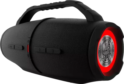 Портативная акустика Урал Гагарин ГР-007, 60 Вт, AUX, USB, Bluetooth, подсветка, черный (УРАЛ ГР-007 ЧЕРНЫЙ)