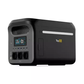 Портативная зарядная станция TopON TOP-H1800, 384000 мА·ч, 4xUSB, Type-C, QC, PD, черный (TOP-H1800)