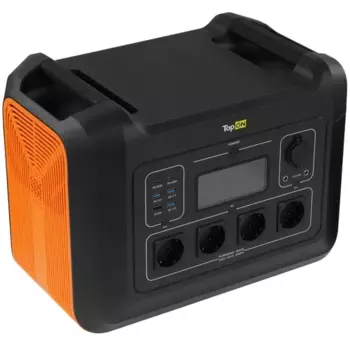 Портативная зарядная станция TopON TOP-X2400, 697500 мА·ч, 4xUSB, Type-C, QC, PD, черный/оранжевый (TOP-X2400)