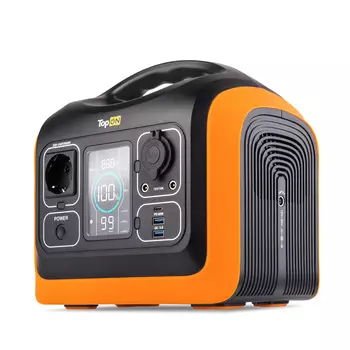Портативная зарядная станция TopON TOP-X600, 186000 мА·ч, 2xUSB, 10А, Type-C, QC, PD, черный/оранжевый (TOP-X600)