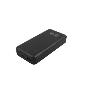 Портативный аккумулятор (Powerbank) Cactus CS-PBFSET-20000, 20000 мА·ч, 2xUSB, 2.1А, Type-C, черный