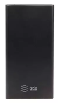 Портативный аккумулятор (Powerbank) Cactus CS-PBFSJT-10000, 10000 мА·ч, 2xUSB, 2.1А, черный
