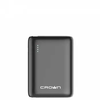 Портативный аккумулятор (Powerbank) Crown CMPB-1003, 10000mAh, 1xUSB, 3A, Type-C, QC, PD, черный
