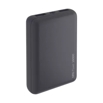 Портативный аккумулятор (Powerbank) Deppa NRG Power Compact, 10000mAh, 2xUSB, 2.1A, серый (33550)